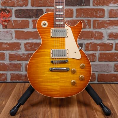 Gibson Custom Shop CS8 '50s Style Les Paul Standard Flame Maple Top Sunrise Tea Burst 2015 w/OHSC image 1