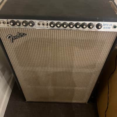 Fender Super Six Reverb 2-Channel 100-Watt 6x10" Guitar Combo 1972 - 1976 - Silverface image 2