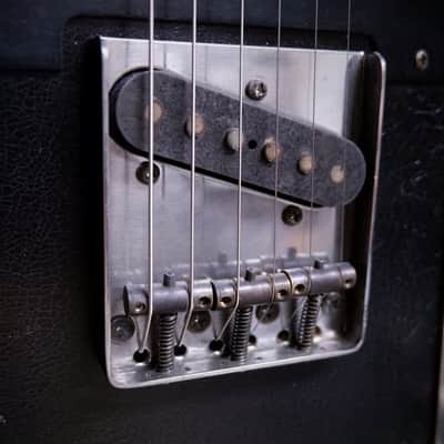 Keith Holland Custom T-ANS #1335 2025 - Black Nitro over Pink with Laser-Etched Paisley with Hard Case image 14