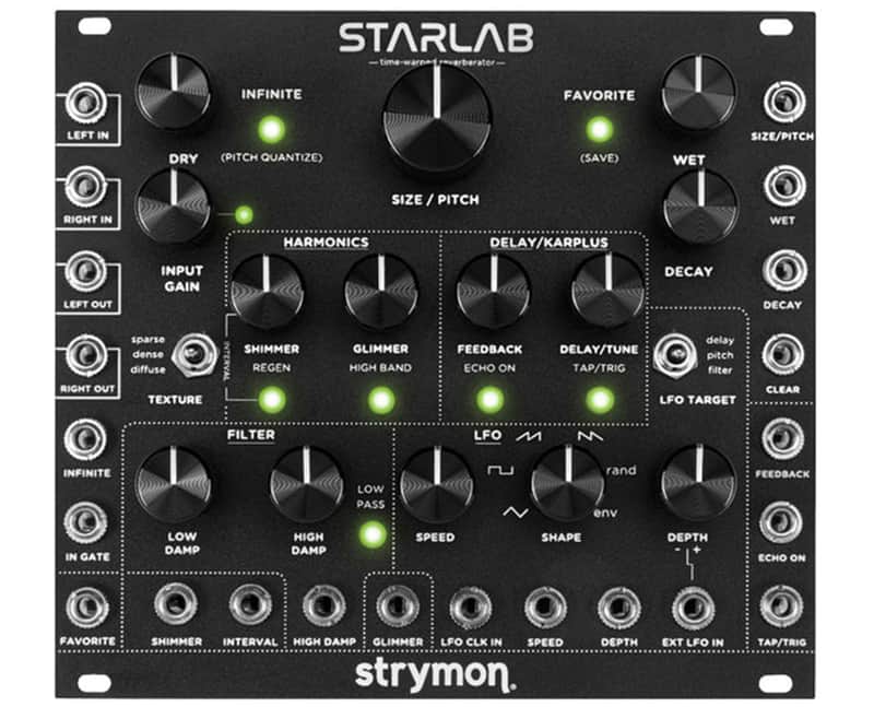 Strymon StarLab Reverb Eurorack Module - Black Panel - Used image 1