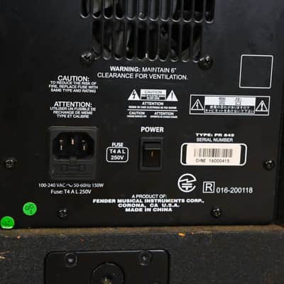 Fender Fortis F-15BT 15" 1300W 2-Way Powered Loudspeaker CG01VGT image 11