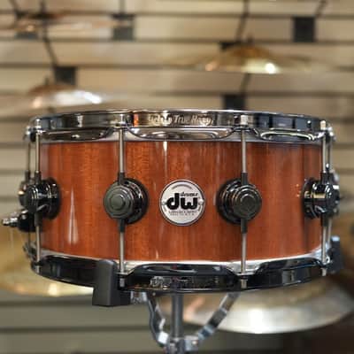 DW 14x6.5 Collector's Series Exotic Snare Drum Sapele - Used image 2