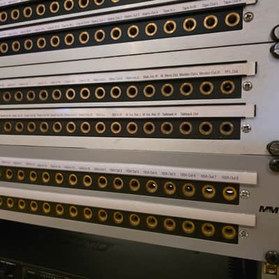 5x Canford M&M Broadcast-spec 2U Bantam Patchbays 2x24, Canford/VanDamme looms image 13