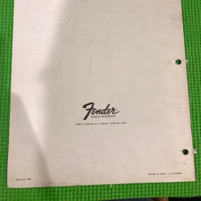 1973 Fender Price List image 2