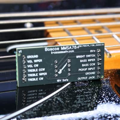 Boscoe MMSA78+ kit - Music Man Sabre Bass Preamp Replica, Improved image 3
