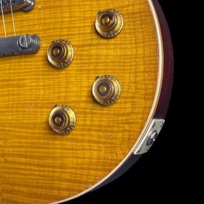 Gibson Custom Dealer Select 1959 Les Paul Brazilian Lemon Burst Light Aged w/case 96098 image 4