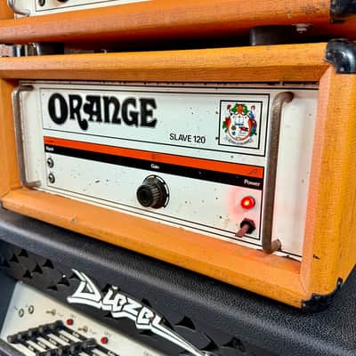 Orange SL-120 Slave 1974 - Pics and Graphics original vintage uk England or120 tube amp amplifier image 3