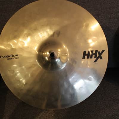 Sabian 14" HHX Evolution Hi-Hat Cymbals (Pair) 2002 - Present - Brilliant image 9