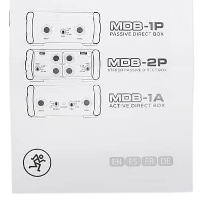 Mackie MDB-1A Active Direct Box DI Box+Backpack image 15
