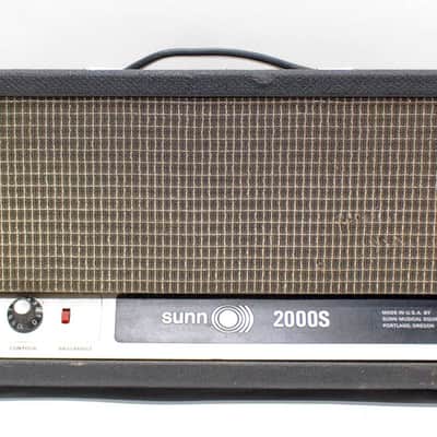 1970s Sunn 2000S All-Tube Bass Amplifier Head - Vintage image 1