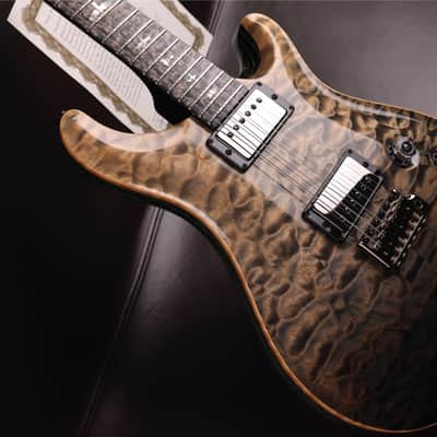 PRS RARE 2016 Private Stock DGT in Frostbite Fade w/Quilt Maple Top, Stained Quilt Maple Fretboard w/Ebony Binding, Flame Maple Neck, Swamp Ash Back with Matching Backplates, Black PRS Tremolo + Phase III Locking Tuners & MOP w/Paua Outline Bird Inlays image 2