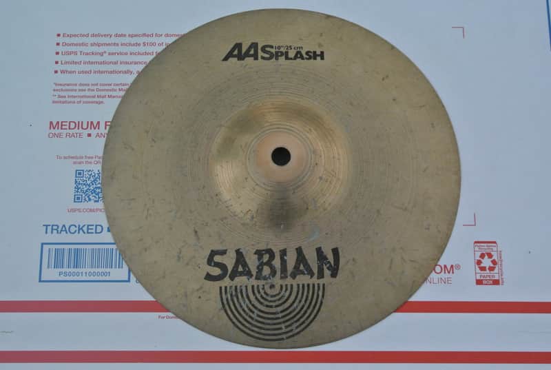 ✨ 1 OWNER SABIAN 10" AA SPLASH CYMBAL in VERY GOOD CONDITION! ✨ LOT MRL402 image 1