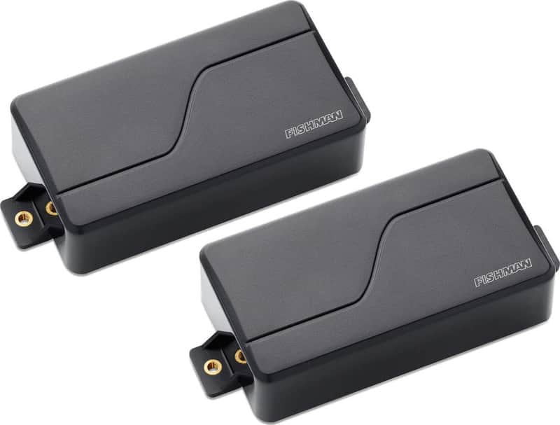 Fishman Fluence, Herman Li Omniforce set, Black plastic, PRF-CS6-HB2 image 1