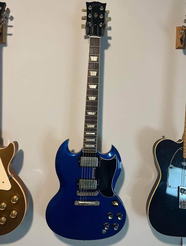 VERY RARE Gibson Sg 61 reissue 2004 - Sapphire blue image 1