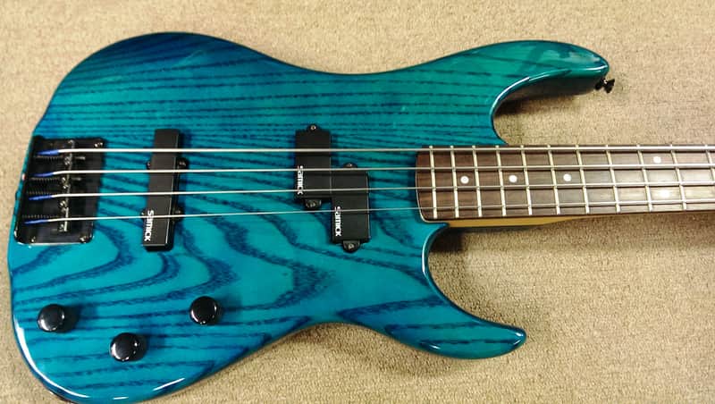 Samick Valley Arts Custom Pro Shop 4 String Early 90's Trans Green image 1