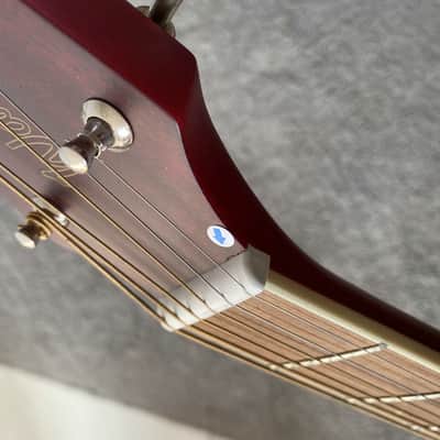 Washburn Rover RO10SK 34 Inch Travel Guitar in Red, Spruce Top, Rosewood Fingerboard image 17