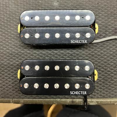 Immagine Schecter 7 string humbuckers Black - 1