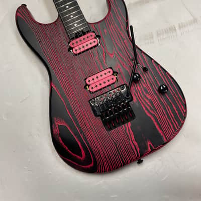 Charvel Pro-Mod San Dimas Style 1 HH FR E Ash 2023 - Neon Pink Ash image 3