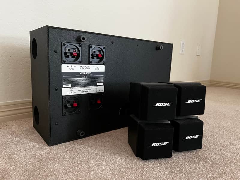 Bose Acoustimass speakers 1985-1990 Black image 1