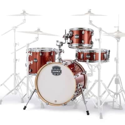 MAPEX - MA486SOR Mars Birch Be Bop 4 pezzi Blood Orange Sparkle image 2