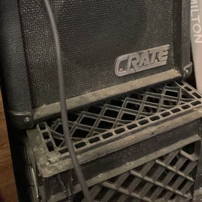 Crate GX-15 2-Channel 12-Watt 1x8" Guitar Practice Amp 1990s - Black image 2