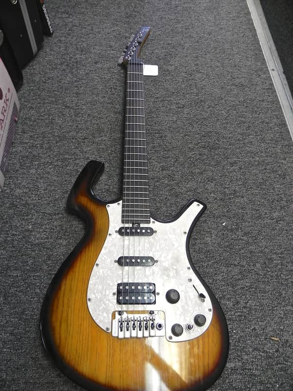 Parker P-38 Magnetic/Piezo Hybrid Pickup Solid Body Electric Guitar  2-Color Sunburst image 1