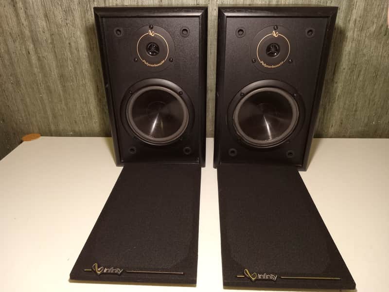 Infinity RS-225 Two-way Bookshelf Speakers Vintage 80s Tested Working Refurbished image 1