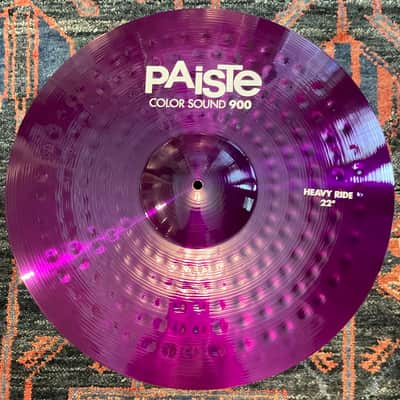 Paiste 900 Series Color Sound Purple 22” Heavy Ride Cymbal image 1