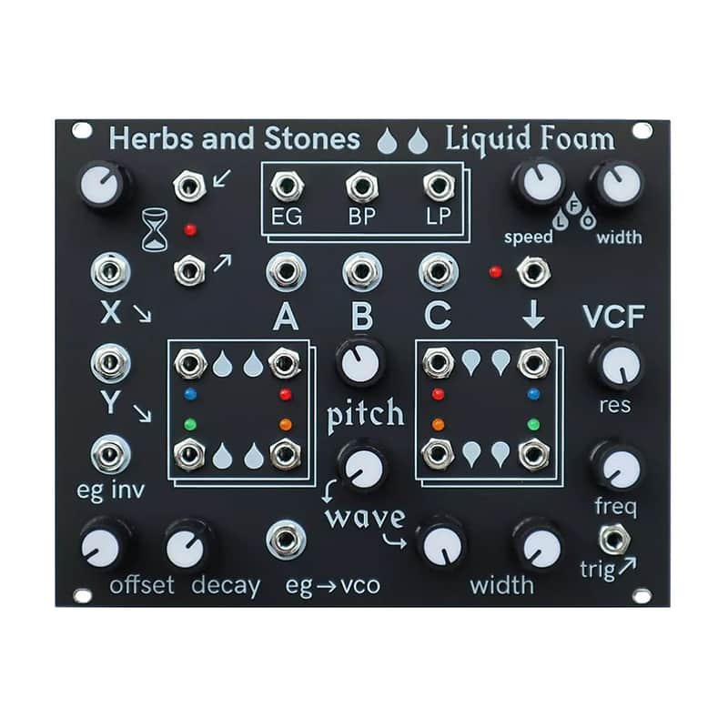 Herbs and Stones Liquid Foam Eurorack Monophonic Analog Groovebox image 1
