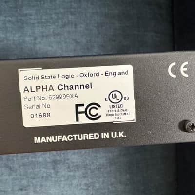 Solid State Logic XL logic Alpha Channel 2007-2020 - Silver image 2