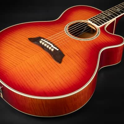 1990s Takamine NPT115 - Fire Red Burst | Japan Vintage Electro