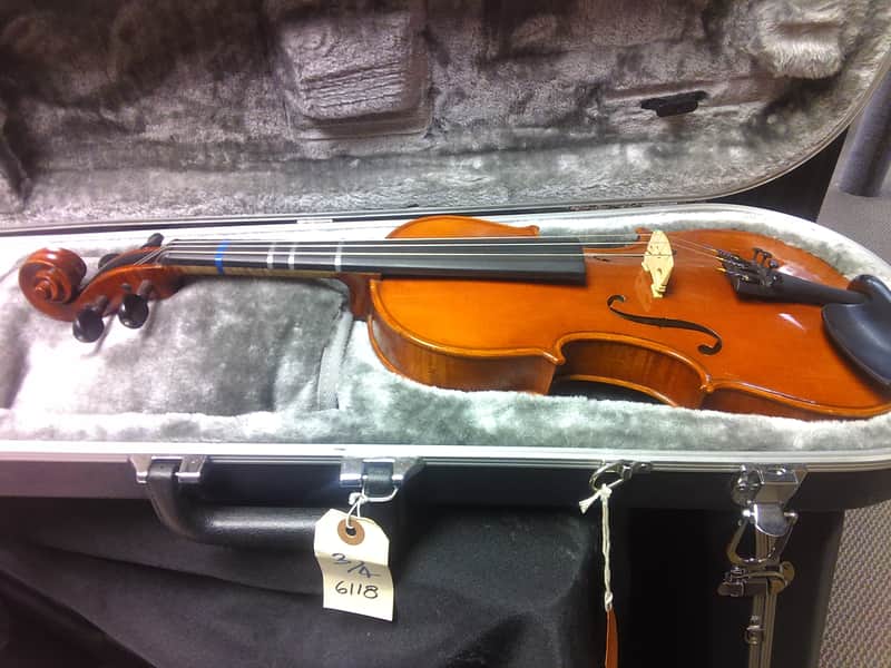 Detroit Violin Company Black Mountain 3/4 Violin serial456118 - Natural image 1