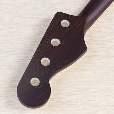 4 String Wenge Bass Guitar Neck,20 fret image 4