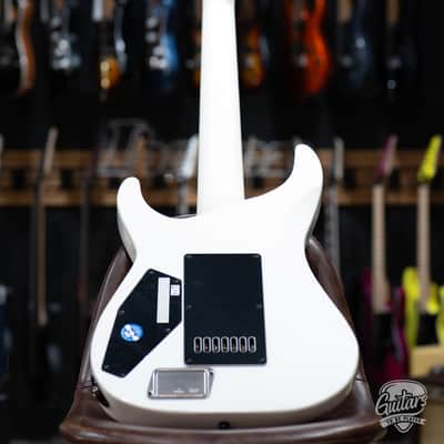 ESP E-II M-II 7B Baritone 7-String Evertune Guitar w/ Case – Pearl White (B-stock) image 5