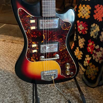 1965 Supro S625 Lexington - Sunburst - HSC image 3