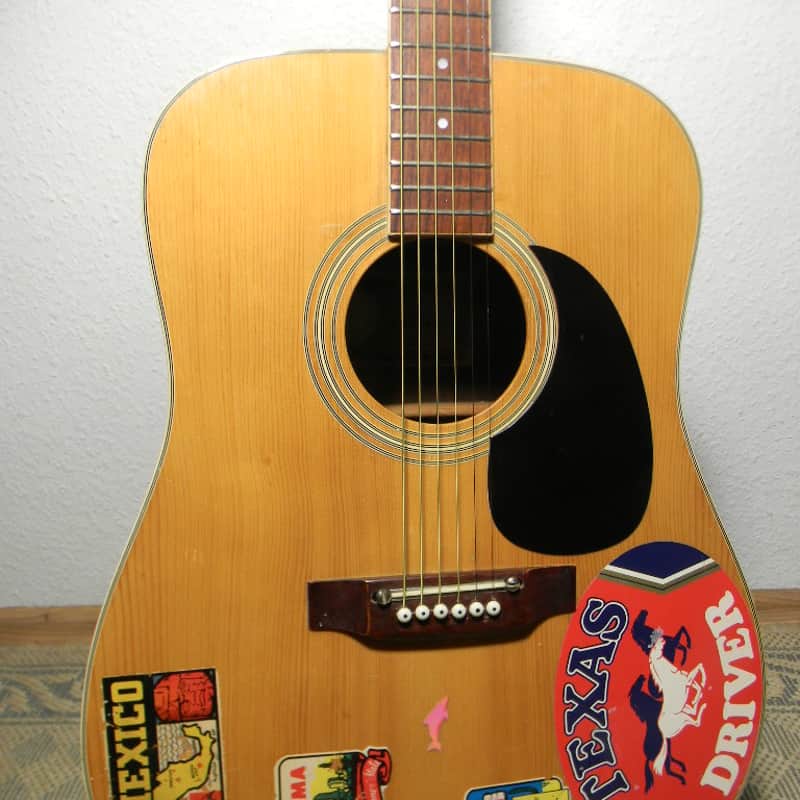 vintage KUMIKA by ARIA W-265 acoustic dreadnought GUITAR mij Kumiko Japan GUITAR RARE image 1