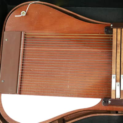 Vintage Guitaro by Airline 1960's Brown w. Tuner, Book & Hard Case image 7