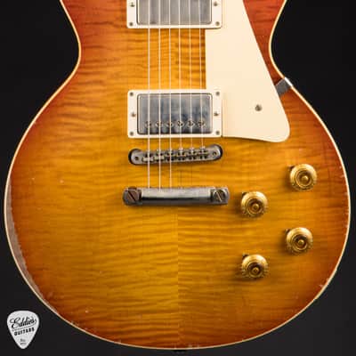 2022 - Gibson Custom Shop Made 2 Measure Murphy Lab '59 Les Paul Standard Murphy Painted Ultra Heavy Aged Abiline Sunset Burst image 2