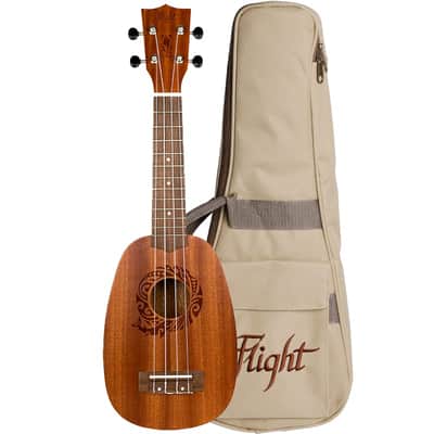 Flight NUP310 Pineapple Soprano Ukulele New - Natural image 1