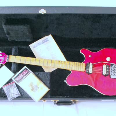 1991 MusicMan EVH Signature - Rare Magenta finish, immaculate & complete image 8