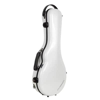 Crossrock CRF5030MF Ultra-Light Fiberglass F-Style Mandolin Case - White image 3