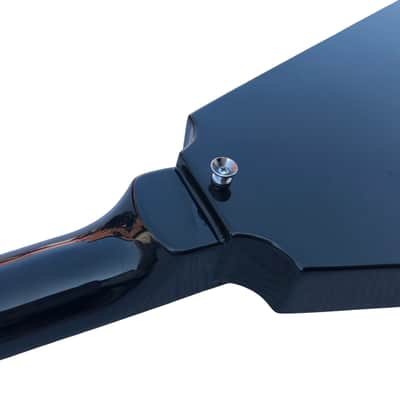 Custom Finish Top Flying V Style Guitar, Mahogany Body, Maple Neck, 22 Frets Fingerboard image 6