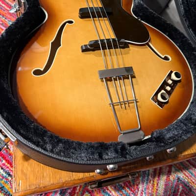 Hofner 500/5 "Reeperbahn" Bass 1959 Reissue Stuart Sutcliffe Beatle Model Super Rare image 3