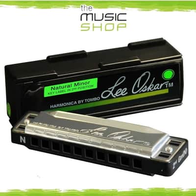 Lee Oskar 1910N-A Natural Minor Harmonica - Key of Am - Green Label (1910N) image 1