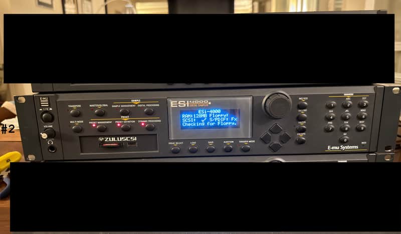 E-MU Systems ESI 4000 Rackmount Turbo Upgraded 128MB Max Ram, ZuluSCSI, New OLED Display, original parts included - Listing #2 of 3 image 1