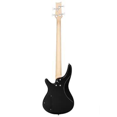Glarry GIB 4 String Full Size Electric Bass Guitar SS pickups and Amp Kit - Black image 2