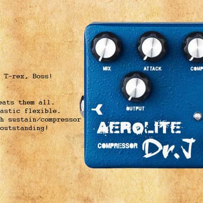Joyo Dr. J D55 AEROLITE Compressor Guitar Effect Stomp Pedal image 3