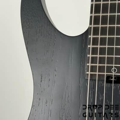Schecter Diamond Series Keith Merrow KM-7 MK-III EX 7-String Baritone Electric Guitar - Satin Black Open Pore image 5