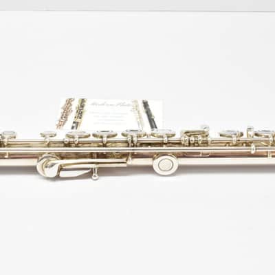 Armstrong 303 Open Hole Flute Sterling Headjoint Inline G & B Foot Just Serviced image 10