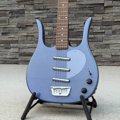 Danelectro 58 Longhorn Electric Guitar, 3 Pickups, Too Blue image 4